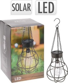 Závesná retro solárna lampa 27 cm