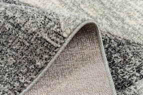 Koberec FEEL 5673/16811 HERRINGBONE čierny / sivý / krémový