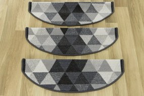 Nášľap na schody Nolan 19 trojuholníky sivý