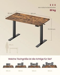 Elektrický pracovný stôl LSD312KD03