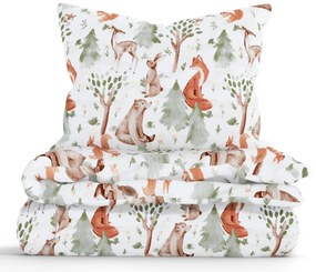 Bavlnené obliečky Renforcé – Lesné zvieratká