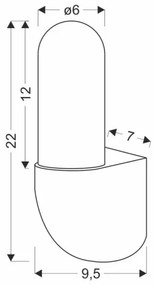 Vonkajšie nástenné svietidlo GYNURA 1xGU10/35W/230V IP65 čierna