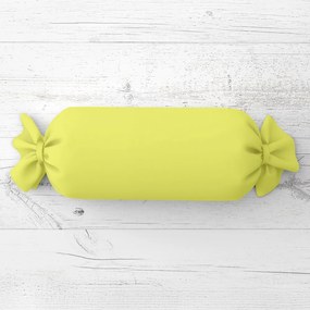Biante Vankúš valec bonbon Rongo RG-026 Žltozelený 15x40 cm