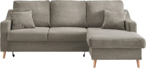 XXXLutz ROHOVÁ SEDAČKA, textil, sivohnedá P & B - Sedačky - 002310004964