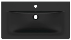 Matne čierne keramické umývadlo 84x46 cm Silk Black – Ideal Standard