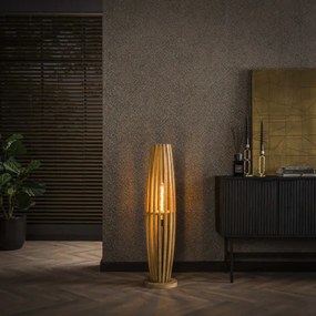Stojaca lampa 70-51 Orbit 1L Drevo Mango - Komfort-nábytok