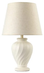 ONLI - Stolná lampa VORTICE 1xE27/22W/230V 64 cm krémová