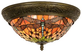 Tiffany lampa stropná MULTICOLOUR Ø38*19
