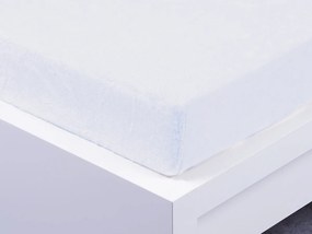 XPOSE® Mikroplyšová plachta Exclusive na vysoký matrac - biela 180x200 cm