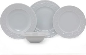 Porcelánová jídelní sada 24 ks Cev bílá