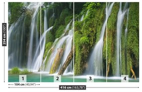 Fototapeta Vliesová Vodopády chorvátsko 250x104 cm
