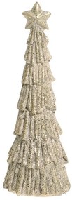 Trblietavý dekoračný vianočný stromček Tree Verte - Ø 6*17 cm