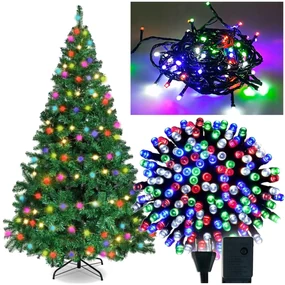 BERGE LED vianočné osvetlenie reťaz 300 LED - 22m - viac farieb