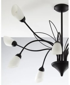 Jupiter 2056 - Luster na tyči GLORIOSA 10xG9/14W/230V čierna