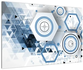 Obraz - Geometrická abstrakcia (90x60 cm)