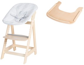 roba Detská vysoká stolička Born Up Zickzack 2 v 1 + Pultík k jedálenskej stoličke  (800008528)