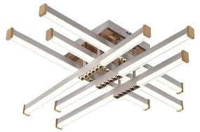 LED Stmievateľný prisadený luster LED/90W/230V 3000-6500K + diaľkové ovládanie