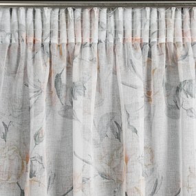 ZÁVES NA PÁSKE ELLIE 140X270 CM KVETY