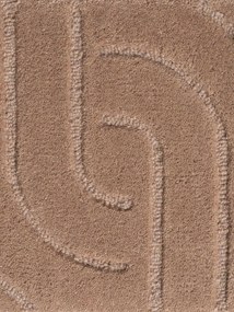 Vikosa, Kusový koberec Vikosa Arcura 106300 Brown, 120x180, hnedá, obývacia izba
