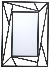 Dekoratívne zrkadlo 69cm x 95cm čierne
