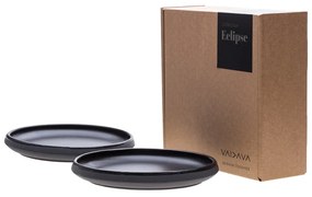 Set dezertných tanierov Eclipse 16cm, 2ks, čierny