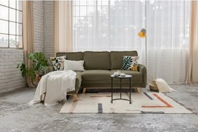 Zelená menčestrová rozkladacia rohová pohovka (variabilná) Tori – Bonami Selection