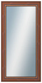 DANTIK - Zrkadlo v rámu, rozmer s rámom 50x100 cm z lišty ANGLIE hnedá (561)