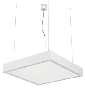 RENDL R13710 STRUCTURAL LED závesné svietidlo, hranaté technické biela