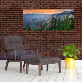 Obraz - Národný lesný park Zhangjiajie (120x50 cm)