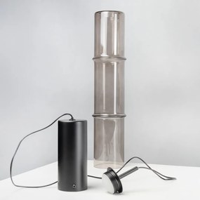 Závesné svietidlo Bato, 1x svetlohnedé sklenené tienidlo, b