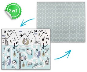 Vzdelávacia penová rohož 180 x 150 x 1,5 cm Nukido NK-342