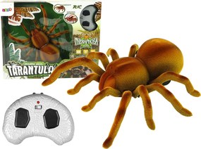 LEAN Toys Diaľkovo ovládaný pavúk Tarantula Infrared Brown R/C