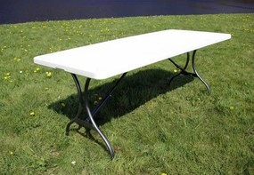Garthen 341 Skladací záhradný stôl 183 cm + 2 lavice