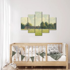 Obraz - Camille Pissarro, Hampton Court Green, reprodukcia (150x105 cm)