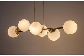 Rabalux 72249 - Luster na lanku KIARA 6xE27/35W/230V zlatá