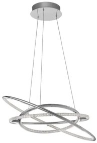 LED luster Livorno 60 Chrome