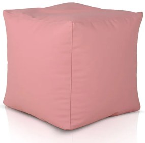 Taburetka svetloružová ekokoža