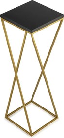 STOJAN NA KVETINÁČ LOFT7 70X24X24 CM ZLATÁ/ČIERNA