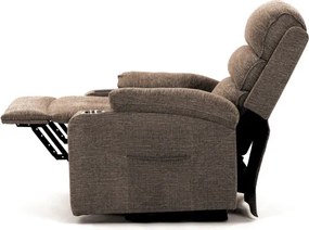 Polohovacie kreslo béžové, elektrické TV-S8348 CRM2