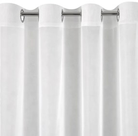 Eurofirany Biela záclona na krúžkoch LUCY 350 x 250 cm