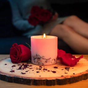 Euphora Sojová sviečka Sladká ruža v kombinácií s medovou vôňou 400g 1ks