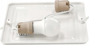 LED stropné svietidlo 2xE27 + 2x žiarovka Philips E27 10W