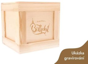 ČistéDrevo Drevený box 30 x 30 cm