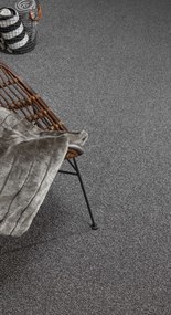 Lano, Koberec metráž Sparkle 810, na mieru, šíře 4m,5m, šedá, ab (mriežka), chodba / predsieň