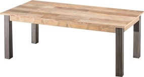 Rozkladací stôl Berton 200/300 x 100 x 76 black&natural