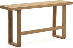 Drevená záhradná lavica v prírodnej farbe Canadell – Kave Home