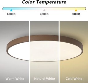 Brilagi-LED Stmievateľné svietidlo POOL SMART LED/128W/230V 100 cm Wi-Fi Tuya + diaľkový ovládač hnedá