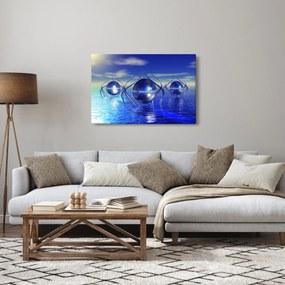 Obraz abstrakcie - voda (90x60 cm)