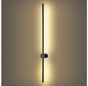 Brilagi - LED vonkajšie nástenné svietidlo AURA LED/20W/230V 3000K IP54 čierna