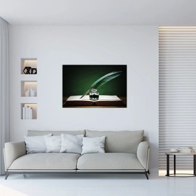 Obraz písacieho pera (90x60 cm)